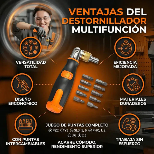 DESTORNILLADOR MULTIFUNCIONAL 10 EN 1
