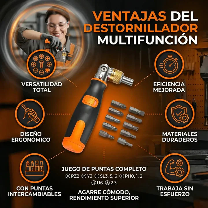 DESTORNILLADOR MULTIFUNCIONAL 10 EN 1