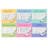 ROLLO PAPEL DE DIBUJO PARA NIÑOS: