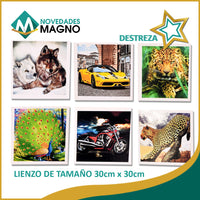 Pintura de diamantes de dibujos animados para niños