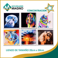 Pintura de diamantes de dibujos animados para niños