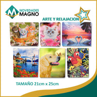 Pintura de diamantes de dibujos animados para niños