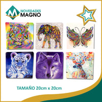 Pintura de diamantes de dibujos animados para niños