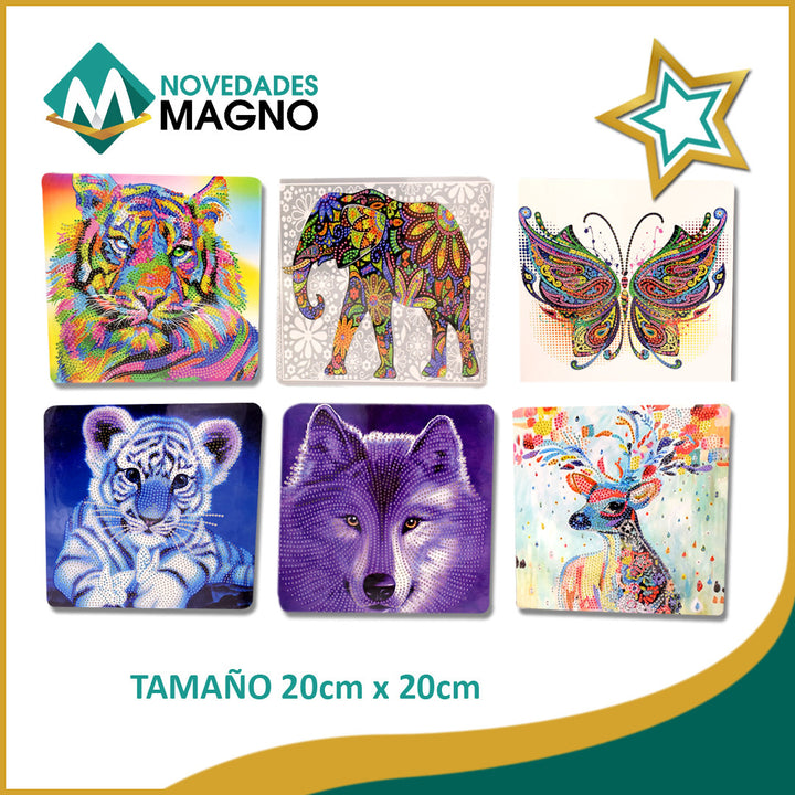 Pintura de diamantes de dibujos animados para niños