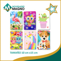 Pintura de diamantes de dibujos animados para niños