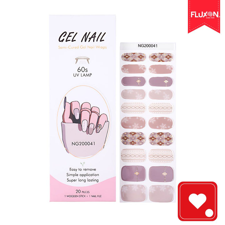 Kit de Adhesivos Semicurados para Uñas En Gel  x 20 Piezas
