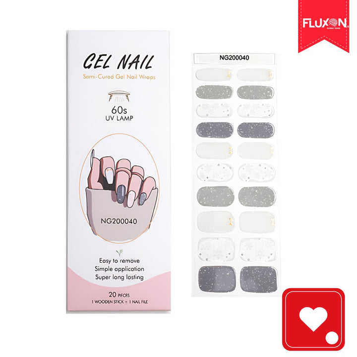 Kit de Adhesivos Semicurados para Uñas En Gel  x 20 Piezas