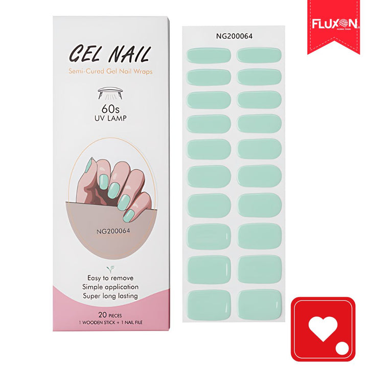 Kit de Adhesivos Semicurados para Uñas En Gel  x 20 Piezas