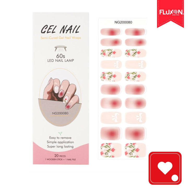 Kit de Adhesivos Semicurados para Uñas En Gel  x 20 Piezas