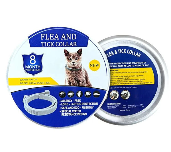 Collar antipulgas, garrapatas (Protección durante 8 meses)