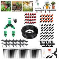 Sistema de riego automático para jardín curvo