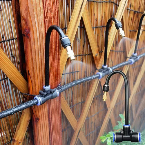 Sistema de riego automático curvo: conviete tu jardín en un paraiso