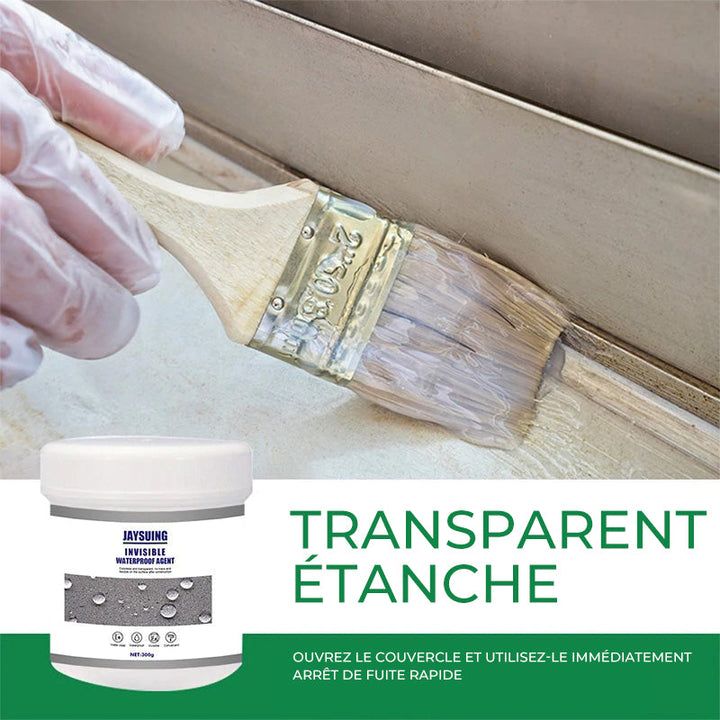Agente de recubrimiento impermeable transparente