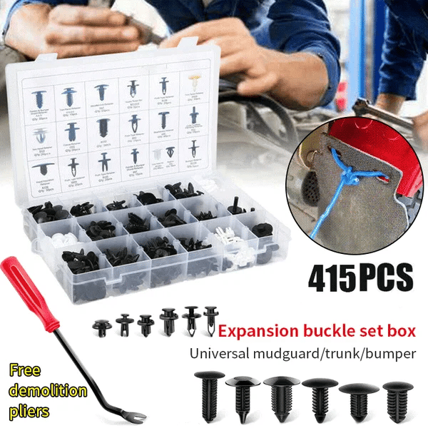 AutoClip Pro™ - Caja De Remaches 415 Piezas