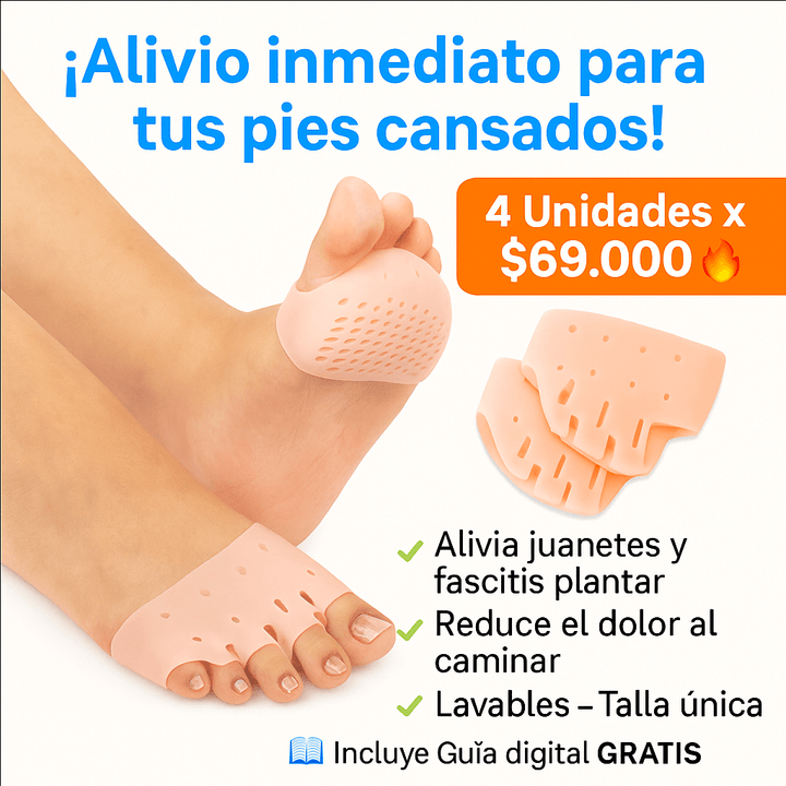 🔥 Lleva 4 Unidades de Separadores de Dedos Terapéuticos