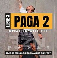 Dry-Fit™ - Pantalones Cortos de Compresion x 3 unidades