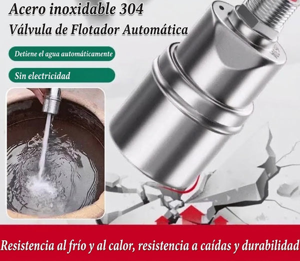 Válvula de flotador automática para nivel de agua