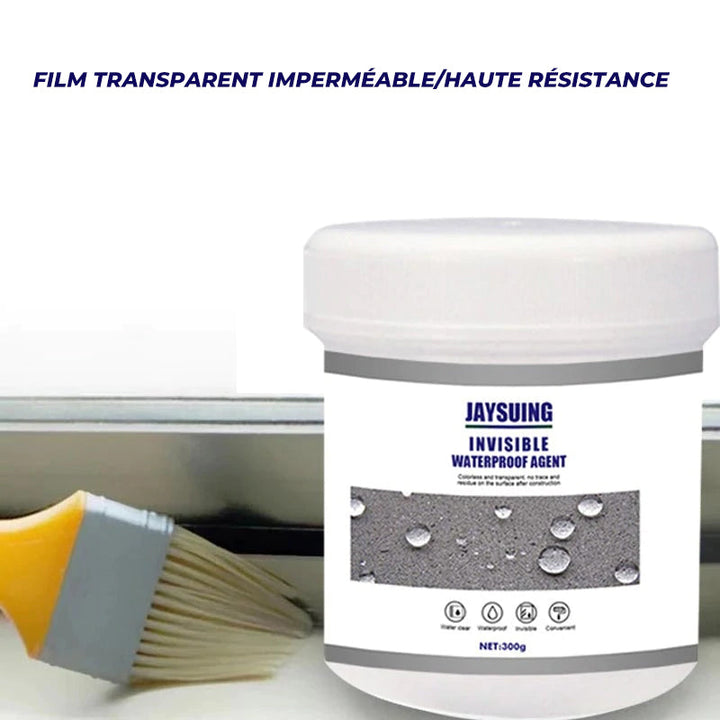 Agente de recubrimiento impermeable transparente