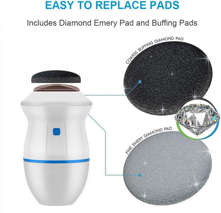 REMOVEDOR DE CALLOS ELÉCTRICO PARA PIES: FeetGlow™