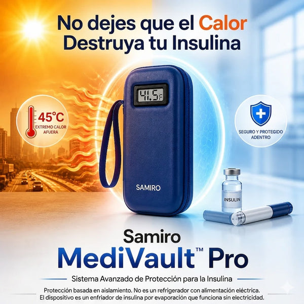 Estuche térmico portátil para insulina