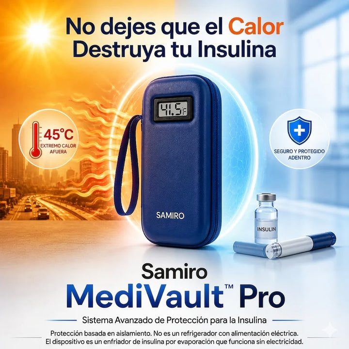 Estuche térmico portátil para insulina