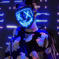 Mascara de la purga: luces led con control remoto