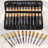 Juego de cinceles para tallar madera (6 piezas)