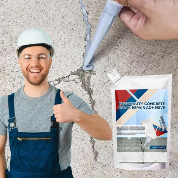 Pegamento potente para reparar grietas en concreto