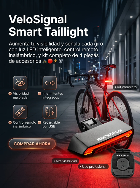 Luz Trasera-🚴‍♂️💡Mejora tu seguridad en carretera