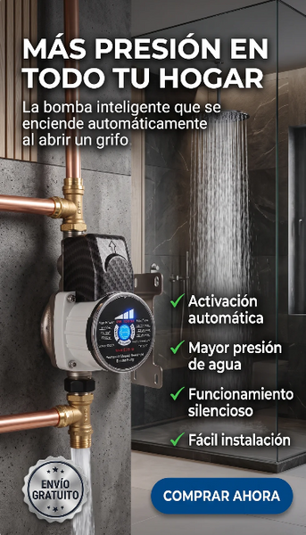AquaBoost Pro™ - Bomba presurizadora inteligente de activación automática