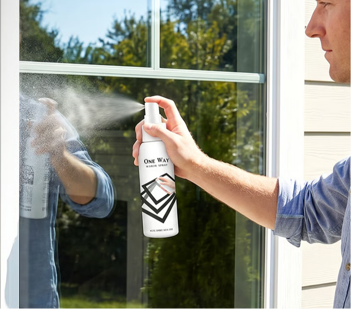Spray de privacidad para espejos unidireccionales