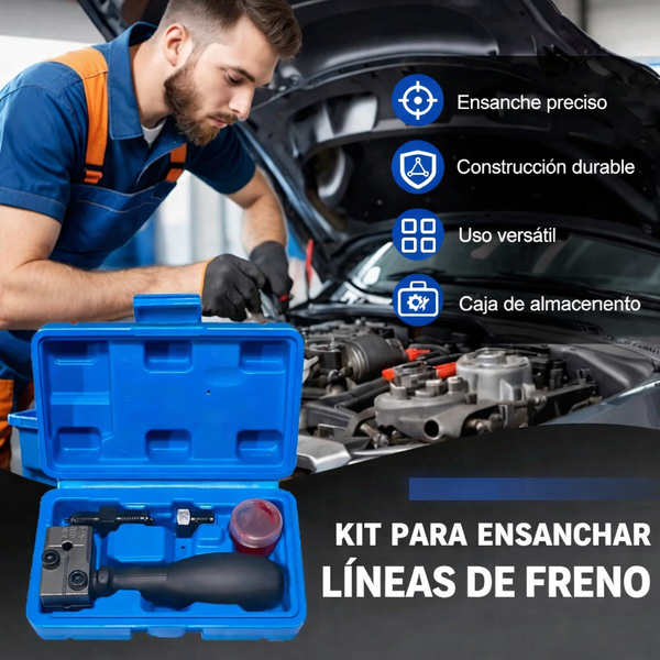 Herramienta profesional para reparar líneas de freno sin fugas