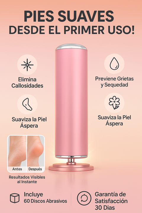 Removedor eléctrico de callos para pies