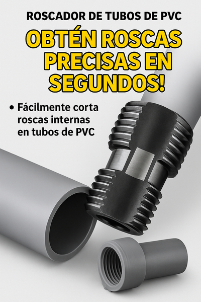 Roscadora de tubos de PVC x2 UNI