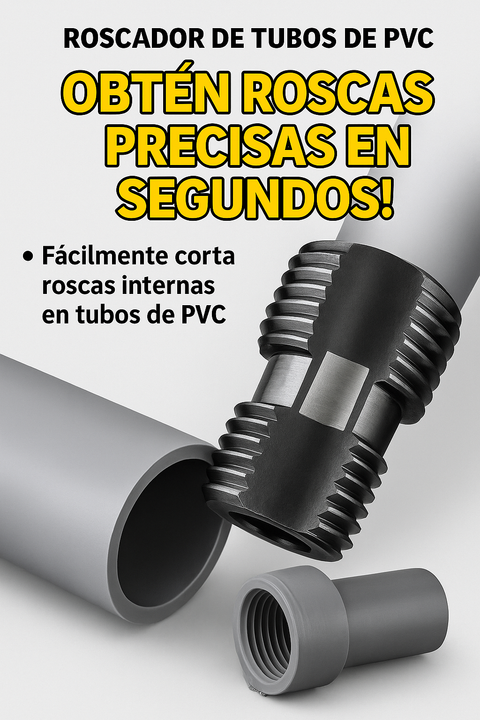 Roscadora de tubos de PVC x2 UNI