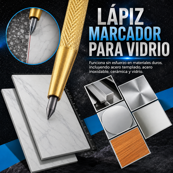 Cortador Profesional Tipo Bolígrafo para Vidrio, Cerámica y Metal