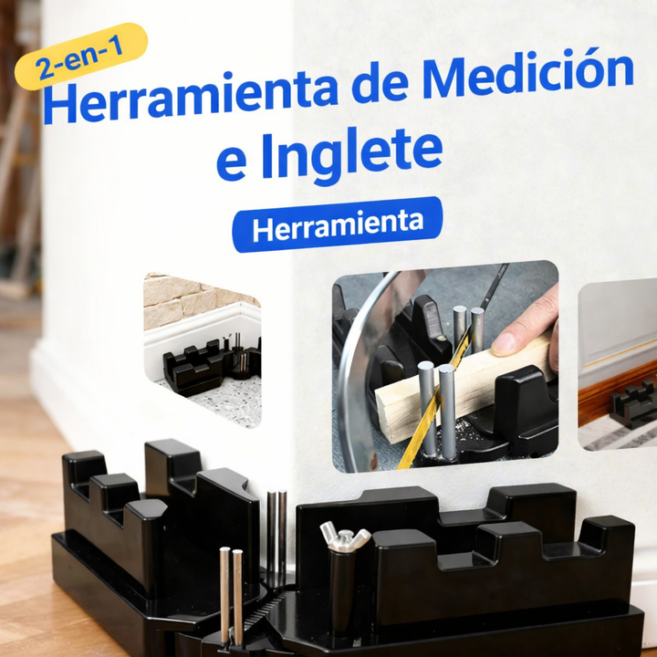 Herramienta de medición y corte de ángulos 2 en 1