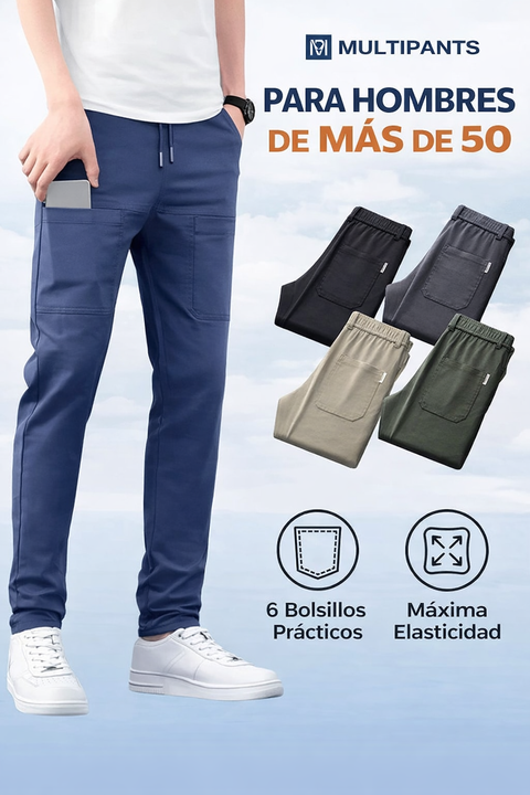 MultiPants: pantalones cargo duraderos, de alta elasticidad