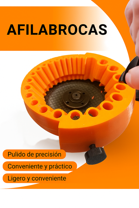 Afilador de brocas multiusos para amoladoras angulares