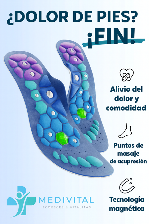 Medidivital™ Plantillas magnéticas de acupresión
