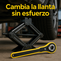 ¡Cambia llantas sin esfuerzo! Llave Universal para Gato de Carro