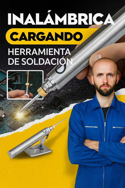 Kit de soldador con pantalla digital portátil