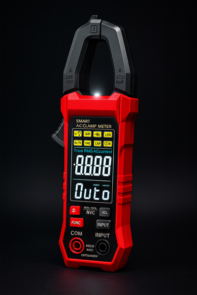 Multímetro de pinza TRMS recargable