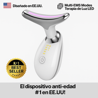 LumiSkin Pro™- ESTIRAMIENTO FACIAL Y DE CUELLO ELIMINADOR DE ARRUGAS MASAJEADOR TENSOR