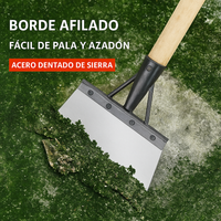 Raspador multifuncional para jardín de exterior