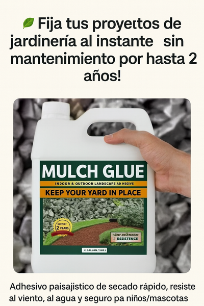 Adhesivo de secado rápido para paisajismo