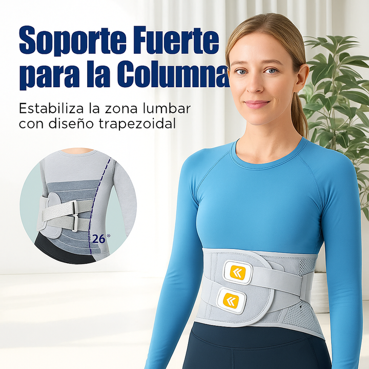 Cinturón de soporte lumbar médico: alivia el dolor y protege la columna lumbar.