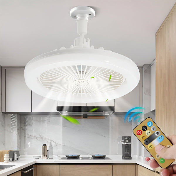 FanMaster® -  Ventilador de Techo Silencioso con LED y Control Remoto