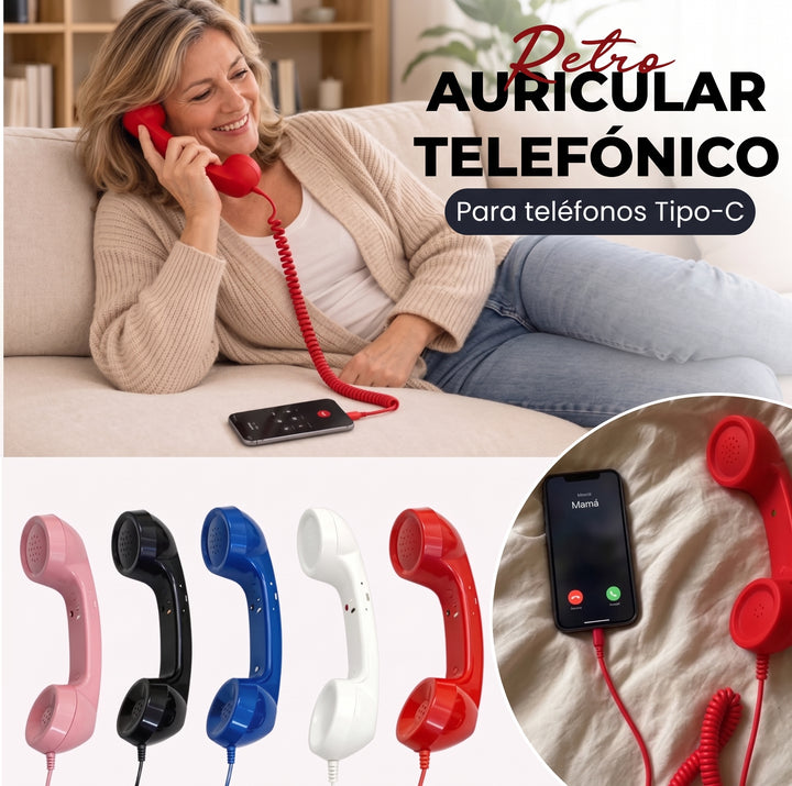 Teléfono retro para smartphones