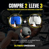 Dry-Fit™ - Pantalones Cortos de Compresion x 3 unidades